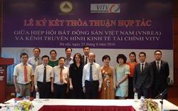 Ký kết thỏa thuận hợp tác giữa Hiệp hội BĐS Việt Nam (VNREA) và kênh truyền hình kinh tế tài chính VITV