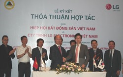 VNREA ký kết thỏa thuận hợp tác với LG Electronics Việt Nam
