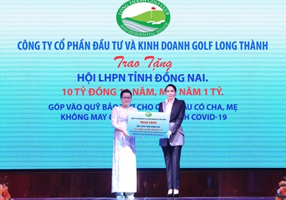 Golf Long Thành tài trợ 10 tỷ đồng cho chương trình “Mẹ đỡ đầu” tỉnh Đồng Nai