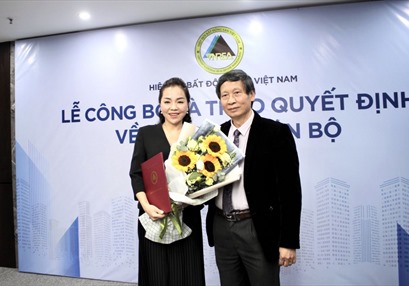 Bà Cao Thị Thanh Nga được bổ nhiệm làm Phó Viện trưởng Viện Nghiên cứu Bất động sản Việt Nam