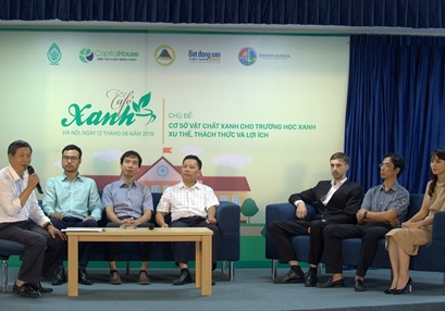 Tọa đàm Cafe Xanh về chủ đề "Trường học xanh"