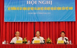Bộ trưởng Bộ Xây dựng gặp mặt và làm việc với Hiệp hội Bất động sản Việt Nam