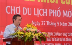Lãnh đạo VNREA tham dự lễ Khởi công Chợ Du lịch Phố Mới Lào Cai