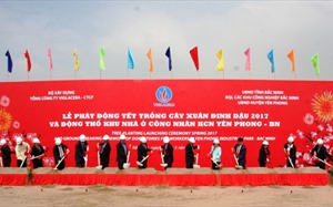Viglacera khởi công xây nhà ở cho 4.000 công nhân khu công nghiệp Yên Phong